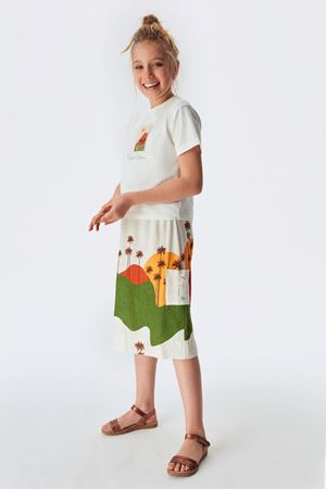 NK KIDS 54327-SAFARİ ETEK 8/14 YEŞİL 