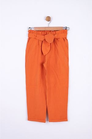 NK KIDS 54339-DAMLA KUŞAKLI PANT.8/14 TURUNCU