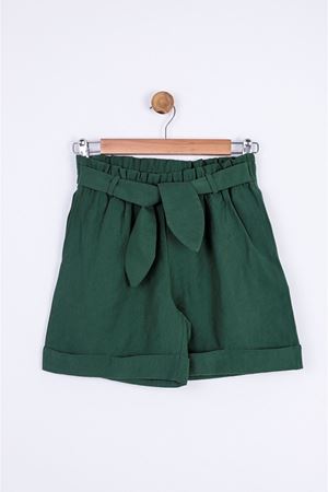 NK KIDS 54363-DAMLA KUŞAKLI ŞORT 8/14 haki