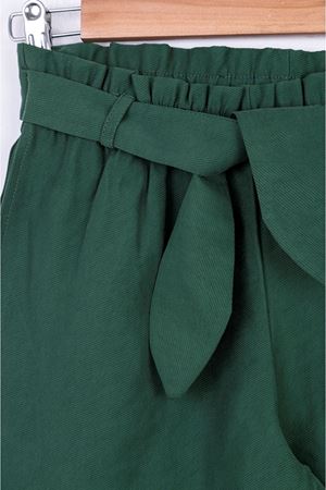 NK KIDS 54363-DAMLA KUŞAKLI ŞORT 8/14 haki