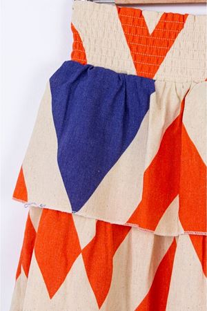 NK KIDS 54377-ZİGZAG ETEK 8/14 KREM 