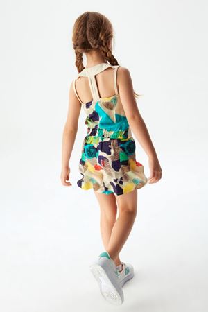 NK KIDS 54516-MOZAİK ŞORT 4/8 YEŞİL