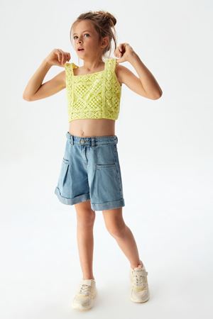 NK KIDS 54725-KARE CEPLİ ŞORT 8/14