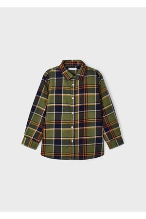 MAYORAL 4109-061 GÖMLEK EKOSE UZUN KOL YEŞİL 