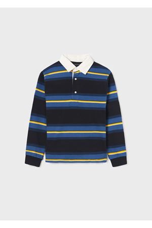 MAYORAL 7182-38 KOYU MAVİ Tişört-Çizgili Uzun Kol