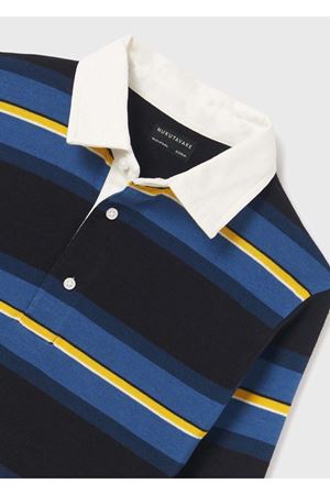 MAYORAL 7182-38 KOYU MAVİ Tişört-Çizgili Uzun Kol