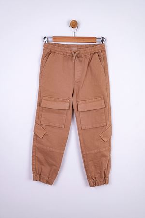 NK KIDS 65319-KARGO PANT.CAMEL 8/14YAŞ
