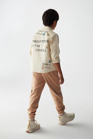 NK KIDS 65319-KARGO PANT.CAMEL 8/14YAŞ