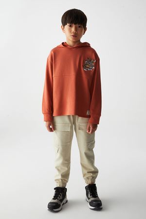 NK KIDS 45321-TIGER SWEAT 8/14 KREM