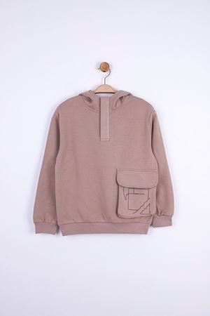 NK KIDS 45324-SHAPES SWEAT 8/14CAMEL
