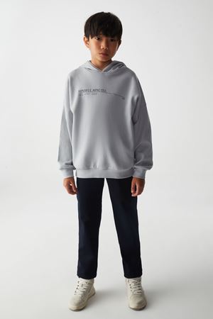 NK KIDS 45328-GEOMETRIC SWEAT GRİ 8/14