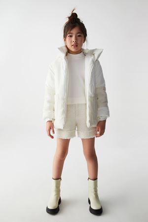 NK KIDS 55317-İNCİ ŞORT 8/14 EKRU