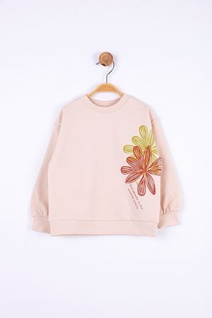 NK KIDS 35609-MİNE SWEAT 1/3 YAŞ KREM/ORANJ