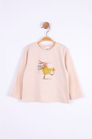 NK KIDS 35619-TAVŞAN BLUZ KREM 12/36