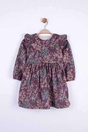 NK KIDS 75500-MERİDA ELBİSE 4/8 MOR 