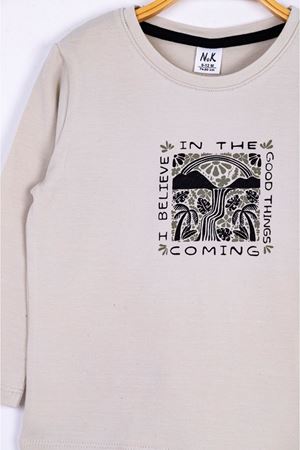 NK KIDS 45621-GOOD SWEAT 12/36 KREM