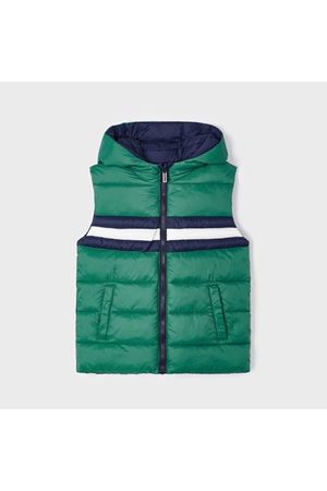 Mayoral Kışlık Erkek Kapşonlu Çift Taraflı Yelek Yeşil