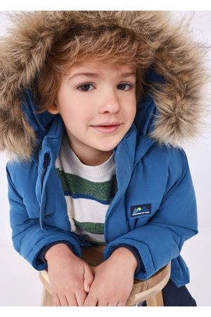 Mayoral Kışlık Erkek 4439-043 Kapşonlu Parka Mont Koyu