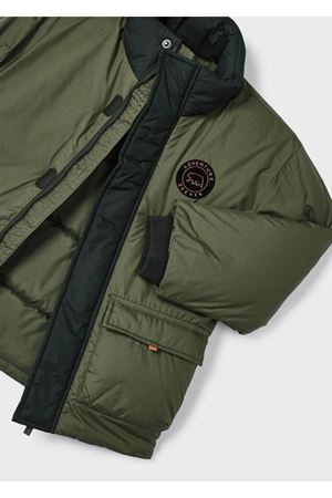 Mayoral 4436-Kışlık Erkek Dolgulu Mont Ceket Yeşil