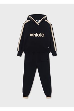 Mayoral Kışlık Kız Kapşonlu Örme Eşofman 7513-Takımsyh