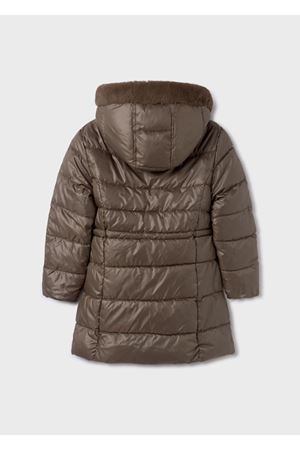 Mayoral Kışlık Kız Kapşonlu 7414-Uzun Anorak Mont 