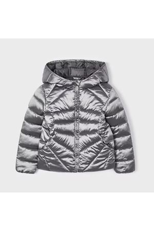 Mayoral Kışlık Kız Kapşonlu Mont Gri