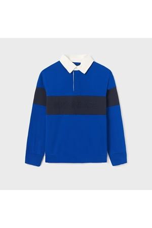 Mayoral Kışlık 7181 Erkek Uzun Kol T-shirt Mavi