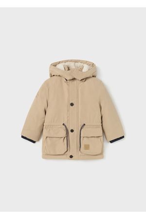 Mayoral 2439- Kışlık Erkek Bebek Mont Parka Krem