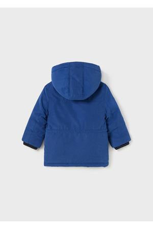 Mayoral 2439-Kışlık Erkek Bebek Mont Parka Mavi
