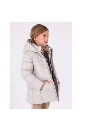 Mayoral Kışlık Kız Kapşonlu Mont Gri 4418