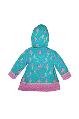 Stephen Joseph Kız Çocuk Deniz Kızı Temalı Kapişonlu Yağmurluk Yeşil