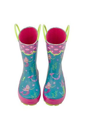 Kız Çocuk Yağmur Çizmesi Deniz Kızı Yeşil
