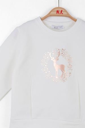 NK KIDS 35555-PULLU GEYİKLİ SWEAT 4/8
