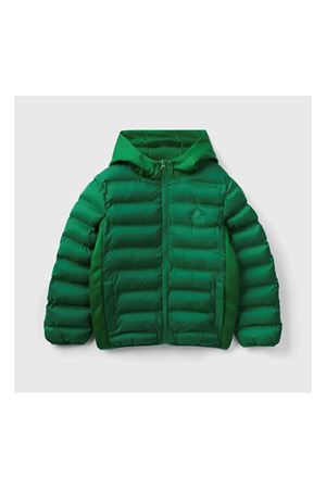 BENETTON 2KL9CN02U-YEŞİL DALGIÇ KUMAŞLI MONT