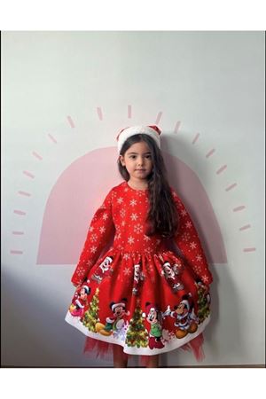 KIDS GARDEN YENİYIL ELBİSE ŞAPKALI