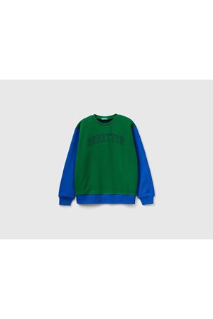 BENETTON-B BİSİKLET YAKA SWEATSHIRT*3J68C10D4 YŞL