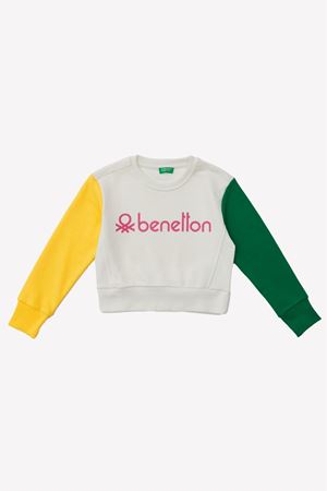 BENETTON 72382-BEYAZ G20833 Sweatshirt