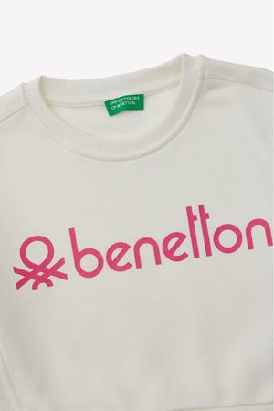 BENETTON 72382-BEYAZ G20833 Sweatshirt