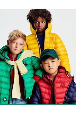 BENETTON 2KL9CN02U-YEŞİL DALGIÇ KUMAŞLI MONT