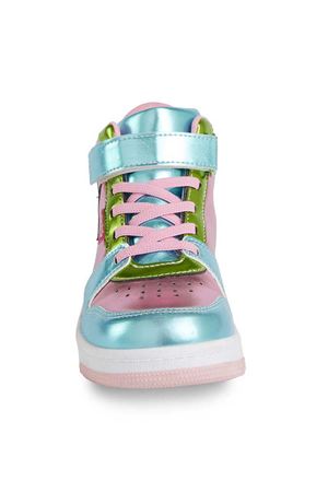 Denokids Kalpli Hologram Kız Çocuk Pembe Sneakers