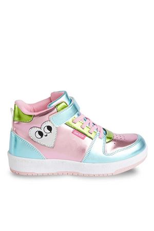 Denokids Kalpli Hologram Kız Çocuk Pembe Sneakers