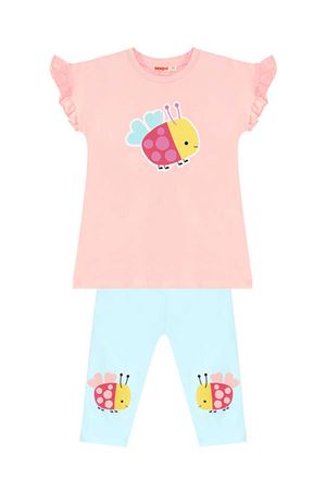 Denokids Uğur Böceği Kız Çocuk Tunik Tayt Takım