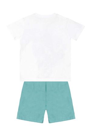 Denokids Timsah Erkek Çocuk T-shirt Gabardin Şort Takım