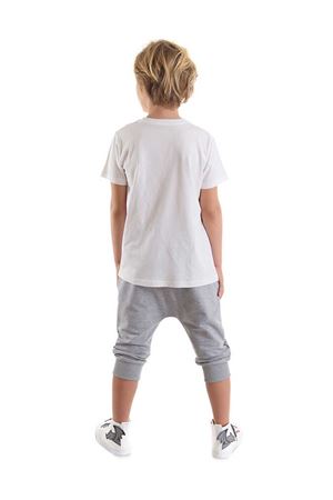 Denokids Yarışçı Erkek Çocuk T-shirt Kapri Şort Takım