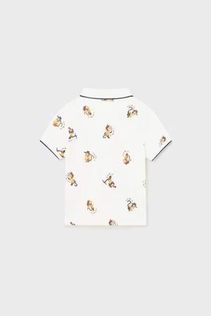 Mayoral Bebek T-Shirt 1107-77 Krem 