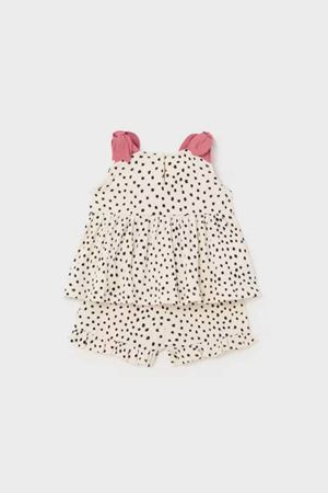 Mayoral Kız Bebek Şort Set 1228-72 Bej