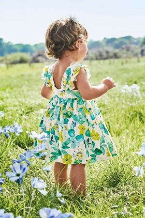 Mayoral Kız Bebek Elbise 1910-79 Yeşil