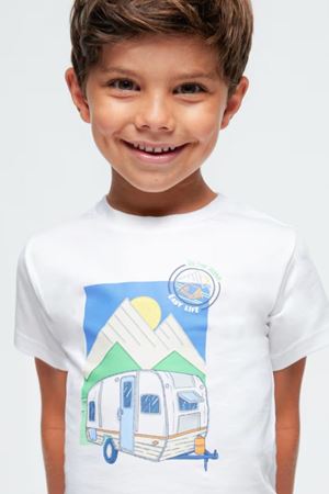 Mayoral Erkek Çocuk T-Shirt 03004-10 Beyaz
