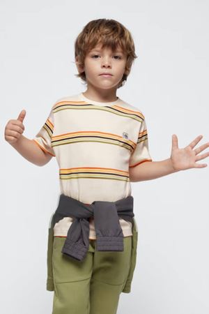 Mayoral Kısa Kollu T-Shirt Seti 2'li 03009-68 Hardal