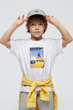 Mayoral Erkek Çocuk T-Shirt 3015-92 Beyaz